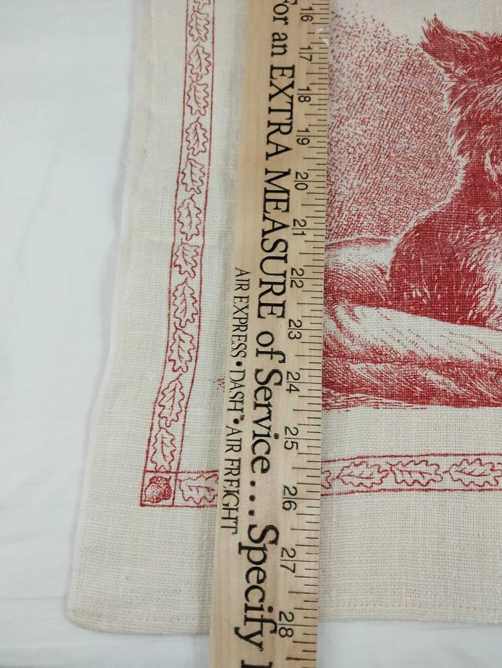 Vintage Kay Dee Hyde Park New York tea towel